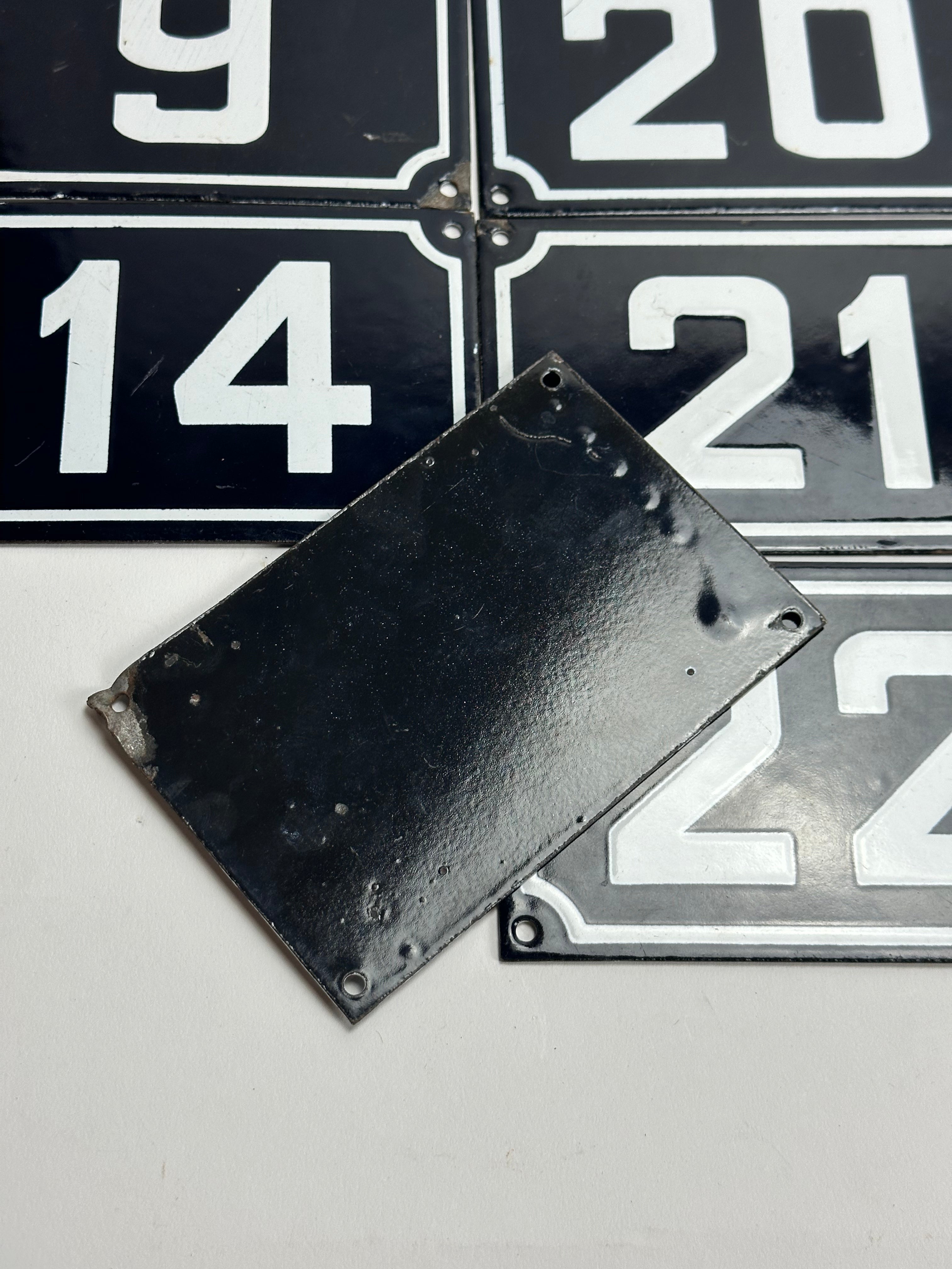 Enamel Number