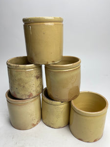 Yellow pottery